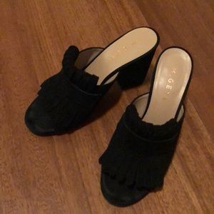 M. Gemi Women’s Black Suede mule. Size 37. $50